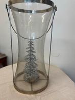 Decoratieve Kandelaar met Zilveren Kerstboom, Ophalen, Zo goed als nieuw, Metaal, Kandelaar