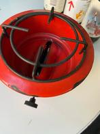 Petroleumstel Emaille + 3 Flessen Olie, Antiek en Kunst, Ophalen