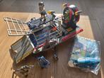 Playmobil luchtkussenboot met dino kooi met onderwatermotor, Ophalen of Verzenden, Zo goed als nieuw