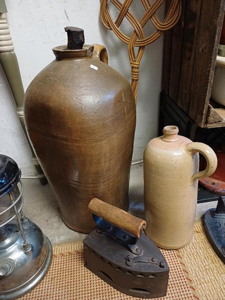 Oude flinke kruiken, Huis en Inrichting, Woonaccessoires | Vazen, Gebruikt, Overige kleuren, Minder dan 50 cm, Overige materialen