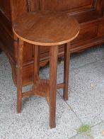 Vintage houten plantentafeltje I.z.g.s., Antiek en Kunst, Curiosa en Brocante, Ophalen of Verzenden