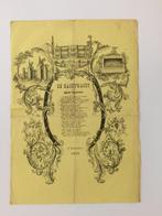 prent Kermis Amsterdam 1855 kermiswens van de Nachtwacht, Antiek en Kunst, Ophalen of Verzenden