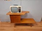 Vintage tv audio meubel wandkast wandmeubel teak, Ophalen, Onbekend, Vintage mid century design jaren 60 70, Zo goed als nieuw