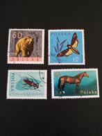 Polen A dieren natuur gestempeld, Ophalen of Verzenden, Polen, Gestempeld