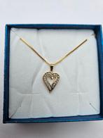 Kettingen hart, Sieraden, Tassen en Uiterlijk, Kettinghangers, Ophalen of Verzenden, Zilver, Overige materialen, Hart