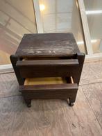 Houten kastje met lades, Huis en Inrichting, Kasten | Ladekasten, Ophalen, Minder dan 50 cm, Gebruikt, 1 of 2 laden