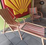 vintage camping/ strand stoelen, Caravans en Kamperen, Ophalen of Verzenden, Gebruikt, Campingstoel