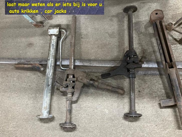 Diverse autokriks car jacks, Auto diversen, Krikken, Gebruikt, Manueel, Ophalen