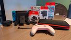 Nintendo switch met spellen en extra controller, Spelcomputers en Games, Spelcomputers | Nintendo Switch, Ophalen, Zo goed als nieuw