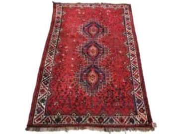Handgeknoopt Perzisch wol tapijt Qashqai Nomad Iran 158x240