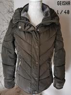 Jas van Geisha maat L/40, Kleding | Dames, Jassen | Winter, Ophalen of Verzenden, Zo goed als nieuw, Maat 38/40 (M), Bruin