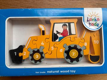 Z.G.A.N. Lanka KadeCijfer houten puzzel – Shovel  beschikbaar voor biedingen