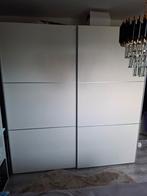 Schuifdeurkast - Garderobekast, Huis en Inrichting, Kasten | Kledingkasten, Ophalen, Gebruikt, 200 cm of meer, 150 tot 200 cm