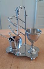 Toastrek met eierdop  zilverplated, Antiek en Kunst, Ophalen of Verzenden