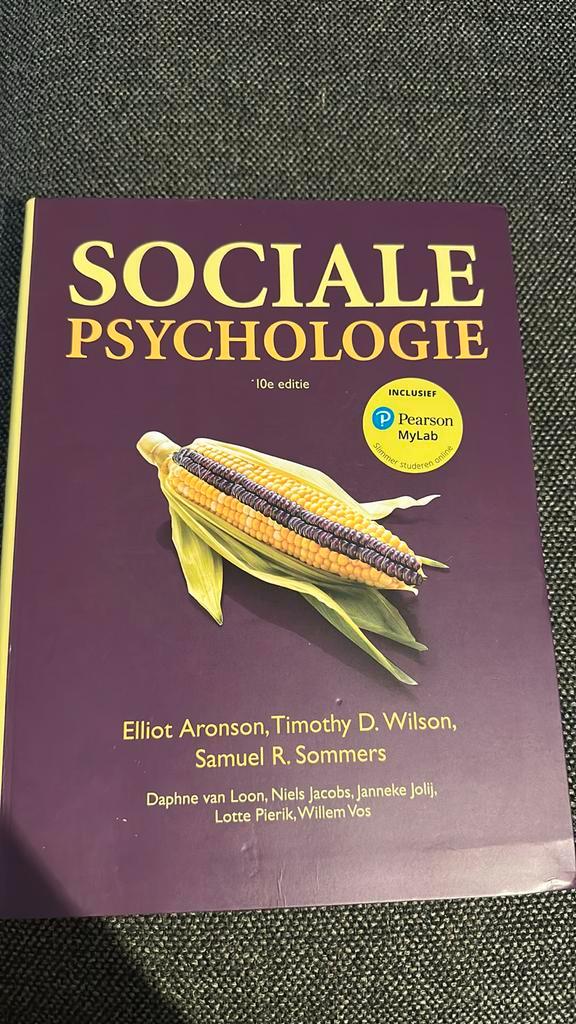 Sociale psychologie, 10e editie met MyLab NL toegangscode, Boeken, Psychologie, Zo goed als nieuw, Sociale psychologie, Ophalen of Verzenden