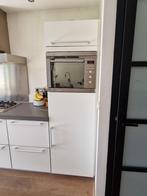 Poggenpohl kolom met Koel/vriecombinatie en combi-magnetron, Ophalen, Gebruikt, 200 cm of meer, Wit