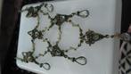 goud vergulde DKNY ketting met 6 pampels, Verzenden, Zo goed als nieuw, Goud, Overige materialen