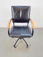 Vintage Thonet S73 nappa leren bureaustoel Josef Gorica ´90, Huis en Inrichting, Bureaustoelen, N, Zwart, Ophalen of Verzenden