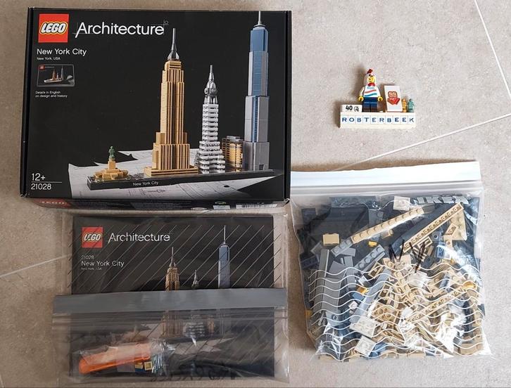 Lego Architecture 21028 New York City - 1x Gebouwd, Kinderen en Baby's, Speelgoed | Duplo en Lego, Zo goed als nieuw, Lego, Complete set