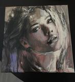 Schilderij end of the sky, Antiek en Kunst, Kunst | Schilderijen | Modern, Ophalen of Verzenden