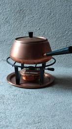 Vintage koperen Spring Culinox fondueset, Ophalen of Verzenden, Brander, Fondueset