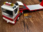 Playmobil - Truck met dieplader (vrachtwagen/oplegger) 3935, Kinderen en Baby's, Speelgoed | Playmobil, Ophalen, Gebruikt, Complete set