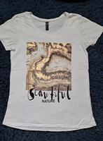 Shirt van Jean Pascale, mt. XS, Wit, Ophalen of Verzenden, Zo goed als nieuw, Korte mouw