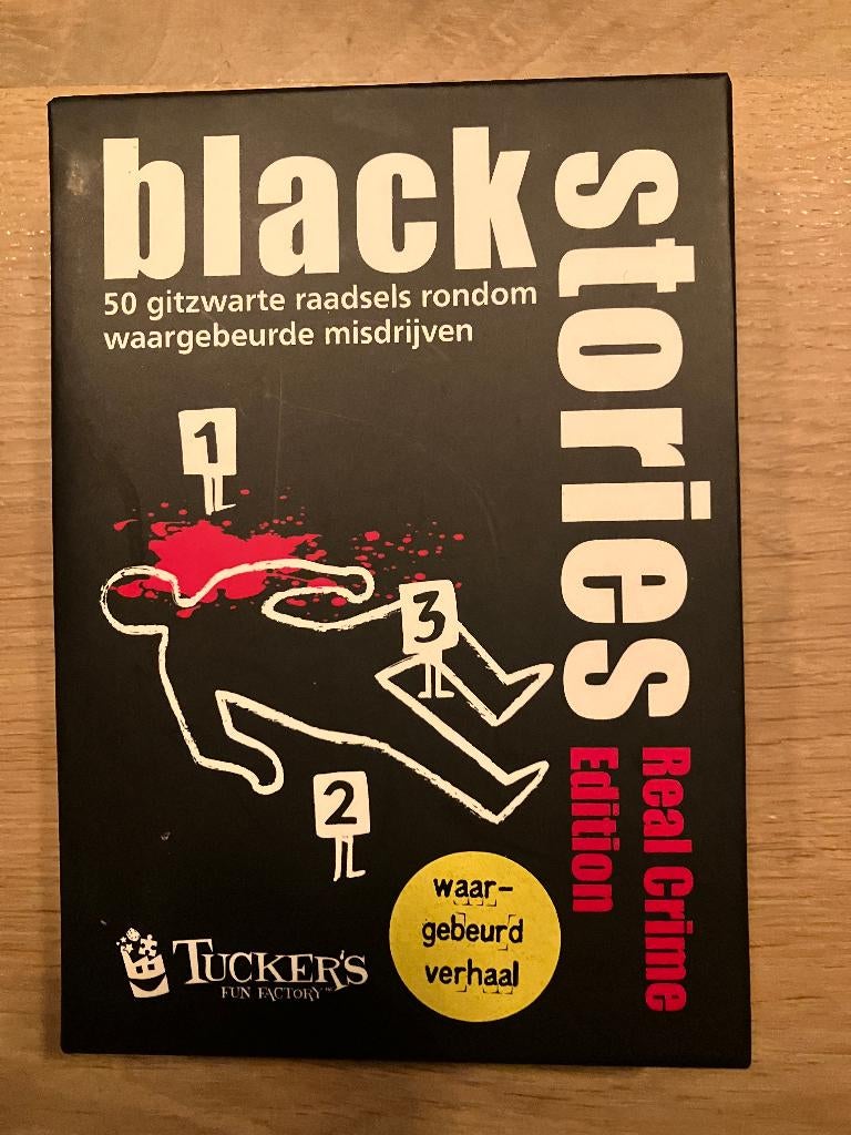 Black Stories, Hobby en Vrije tijd, Gezelschapsspellen | Kaartspellen, Ophalen of Verzenden, Nieuw, Tucker's Fun Factory