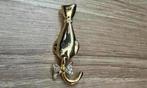 Vintage broche van kat staart, Ophalen of Verzenden, Zo goed als nieuw, Overige materialen