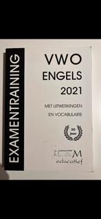 Examentraining Engels VWO 2021, Boeken, Ophalen of Verzenden, Engels, VWO, Zo goed als nieuw