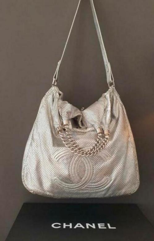 Orginele Chanel hobo tas, Sieraden, Tassen en Uiterlijk, Tassen | Damestassen, Zo goed als nieuw, Handtas, Zwart, Ophalen of Verzenden