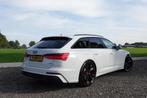 Audi A6 Avant 55 TFSI e Quattro S-tronic S-line 360° CAMERA, Auto's, Gebruikt, 4 cilinders, Leder en Stof, Wit