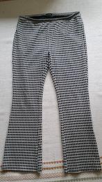 Pescara Broek Grijs Zwart Motief Wijde Pijpen, Kleding | Dames, Broeken en Pantalons, Maat 42/44 (L), Pescara, Ophalen of Verzenden