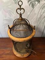 Vogelkooi klassiek / antiek van hout en messing, Antiek en Kunst, Ophalen
