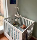 Kidsmill Alaska box met lade, mat wit + boxzak Koeka, Kinderen en Baby's, Boxen, Ophalen, Gebruikt, In hoogte verstelbaar