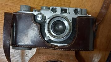 Leica camera No 604208 met lens Elmar 1:35 - Ernst Leitz beschikbaar voor biedingen