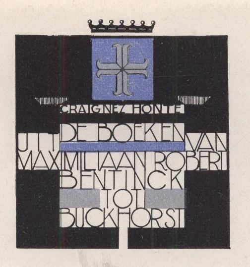 0503 Ex Libris Nederland : Jeanne Bieruma Oosting, 1934, Antiek en Kunst, Verzenden