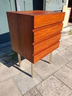 Vintage ladenkastje, Huis en Inrichting, Kasten | Ladekasten, Ophalen, Gebruikt, Sixties, Teakhout