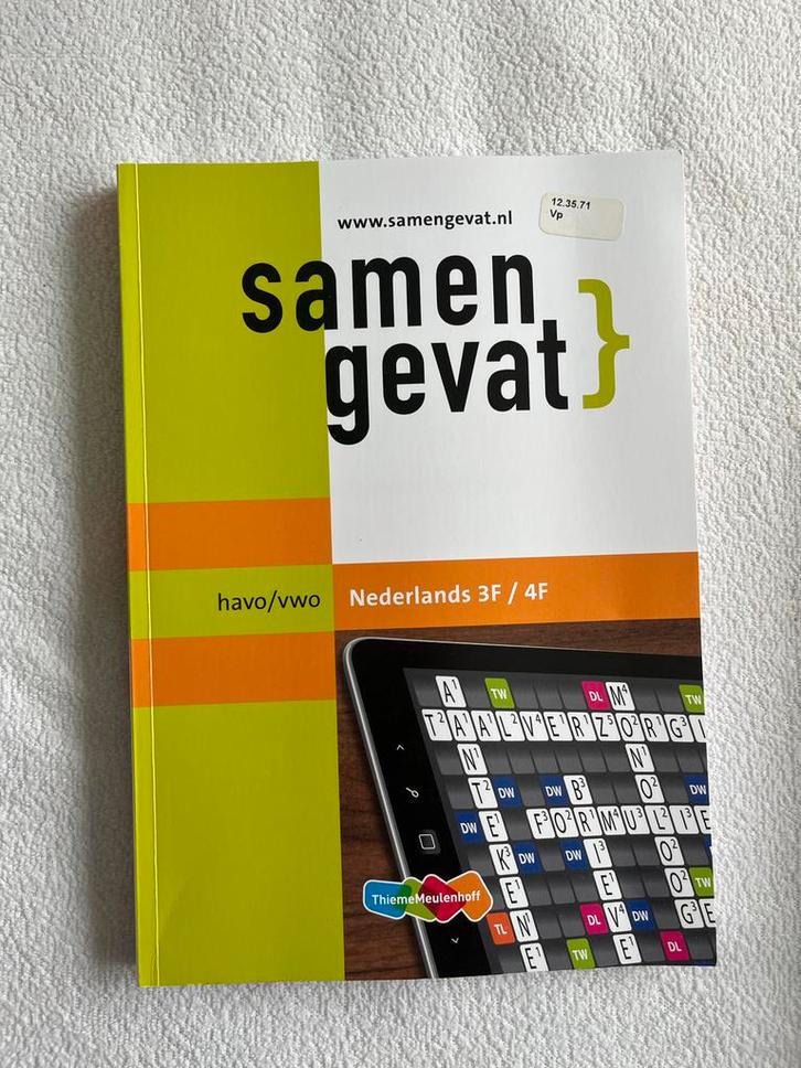 Samengevat Nederlands 3F/4F havo/vwo, Boeken, Schoolboeken, Zo goed als nieuw, Nederlands, HAVO, Ophalen of Verzenden