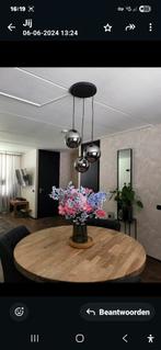 Hanglamp Smoke Glas - Modern Design, Huis en Inrichting, Lampen | Hanglampen, Ophalen, Zo goed als nieuw, Glas, Modern
