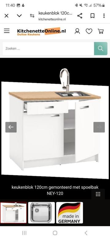 Gezocht! Keukenblok met spoelbak