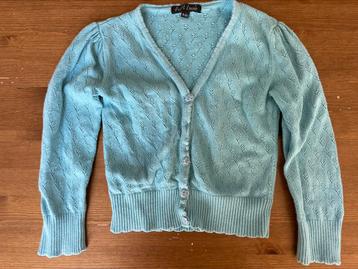 Petit Louie blauw vestje 4-6 jr valt als 110-116 beschikbaar voor biedingen