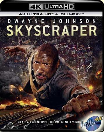 Blu-ray 4K: Skyscraper (2018 Dwayne Johnson, Neve Campbell)F beschikbaar voor biedingen