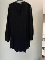 Zwarte blouse lang model met lange mouw maat 40, Maat 38/40 (M), Zwart, Zo goed als nieuw, Dixie