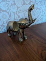 Messing Olifant Beeld, Ophalen of Verzenden, Gebruikt, Metaal, Dierenbeeld