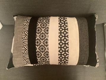 2 sierkussens decoratieve kussens 60 x 40 cm katoen tijk beschikbaar voor biedingen