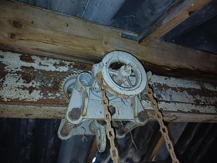 loopkat kettingtakel takel balkgeleider H balk lier mancave, Doe-het-zelf en Verbouw, Lieren en Takels, Gebruikt, Handmatig, Ophalen of Verzenden