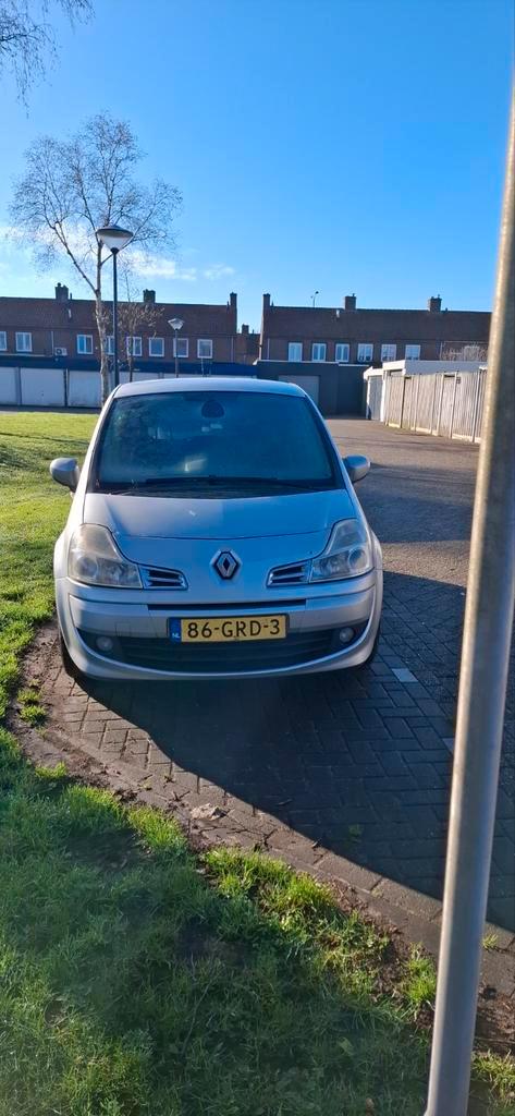 Renault Grand Modus 1.2 TCE 2008 Grijs, Auto's, Renault, Bedrijf, Benzine, B, MPV, Handgeschakeld, Origineel Nederlands, Zilver of Grijs