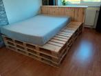 Bed 175x200 met kopschot - Tweepersoons, Ophalen, Gebruikt, Tweepersoons, 180 cm
