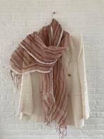 Prachtige zijde/katoen blend zomer SJAAL shawl met strepen, Kleding | Dames, Nieuw, Ophalen of Verzenden, Sjaal